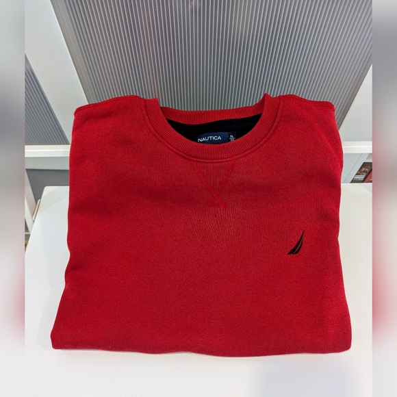 EUC - Nautica Men's Red Sweater - Picture 2 of 4